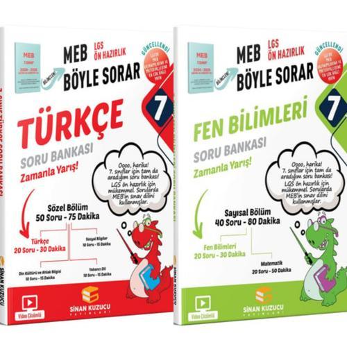 7.SINIF TÜRKÇE SORU BANKASI VE 7.SINIF FEN SORU BANKASI SİNAN KUZUCU