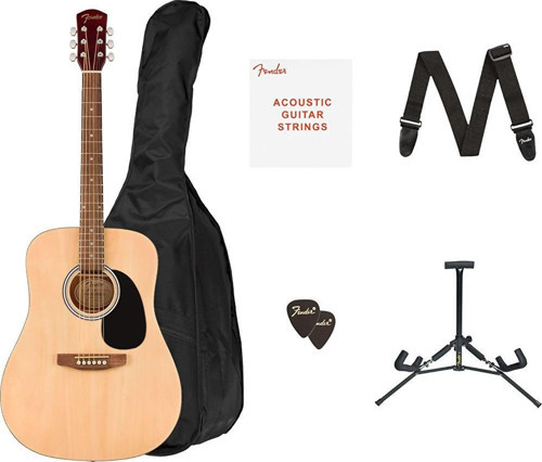 FA-25 Dreadnought Ceviz Klavye Naturel Akustik Gitar Seti