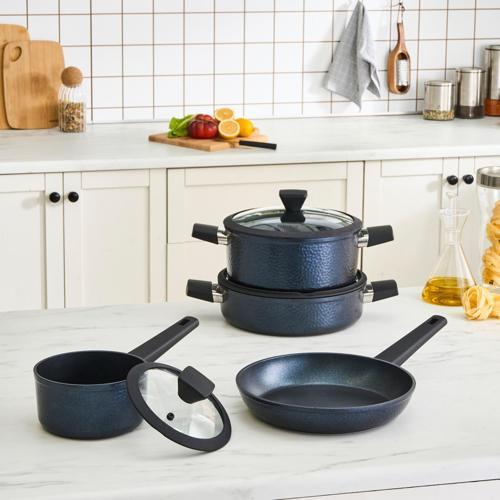 Biodiamond Dante İndüksiyon Tabanlı 7 Parça Tencere Seti