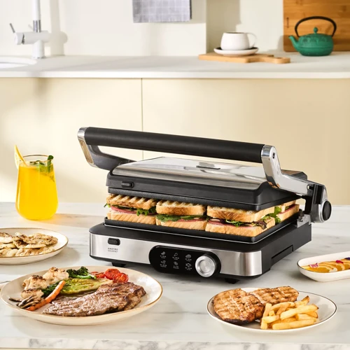 Gastro Gourmet Izgara ve Tost Makinesi Inox 6 Dilim Kapasiteli