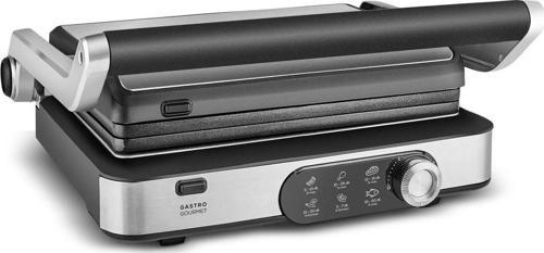 Gastro Gourmet Izgara ve Tost Makinesi Inox 2000 W 6 Dilim Kapasiteli