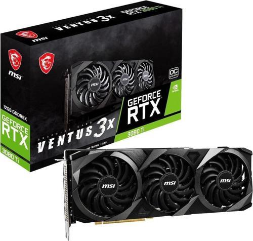 RTX 3080 TI VENTUS 3X 12G 384 Bit GDDR6X 12 GB Ekran Kartı