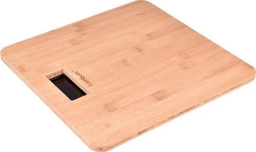 Slim Bambu Banyo Baskülü Kare B0409