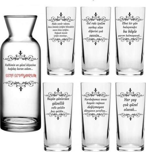 Kalender Serisi Rakı Karaf Seti