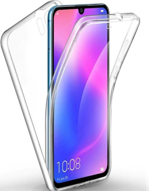 Huawei P30 Pro Kapak 360 Derece Ön ve Arka Tam Koruma Şeffaf Silikon Kılıf