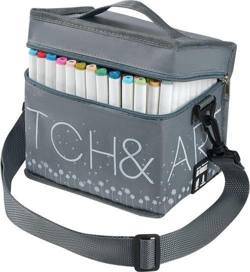 Sketch - Art Çift Taraflı Marker Kalem 168 Renk Özel Kumaş Çantalı 22-0148
