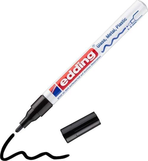 Dekor Boya Kalemi Hobi Sanat Markörü Kalemi Yuvarlak Uçlu 1-2 Mm Siyah 751Cr (10 Lu Paket)