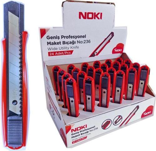 Geniş Profesyonel Maket Bıçağı No:236 65236 (24 Lü Paket)