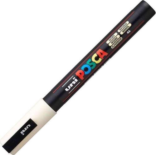 Markör Boyama Kalemi Posca Su Bazlı Poster 0.9-1.3 Su Bazlı Poster Markörü Fildişi N Pc-3M (6 Lı Paket)