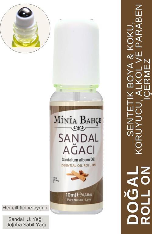 Doğal Roll on, Sandal Ağacı Uçucu Yağı, Jojoba yağı. 10ml