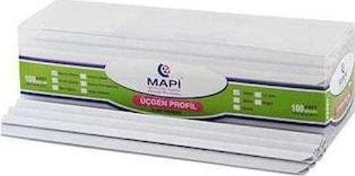 Profil Sırtlık Plastik Orta Üçgen 8 Mm Beyaz 214 08 00 (100 Lü Paket)