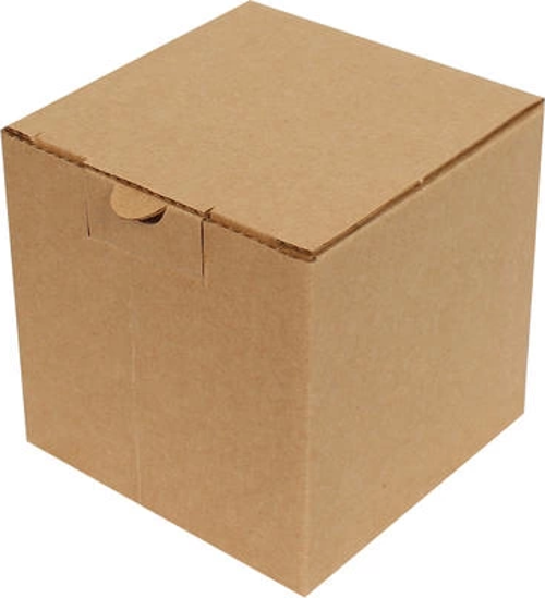 10,5x10,5x8cm Kilitli Kutu - Kraft