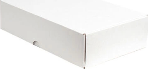 28x18x7cm Kilitli Kutu - Beyaz