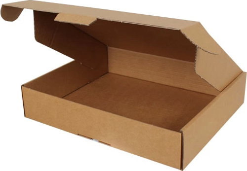 39x22x8cm Çift Oluklu Kilitli Kutu - Kraft
