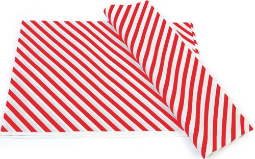 Kırmızı Çizgi Baskılı 40Gr İthal Beyaz Sülfit Ambalaj Kağıdı 70x100CM  5 kg