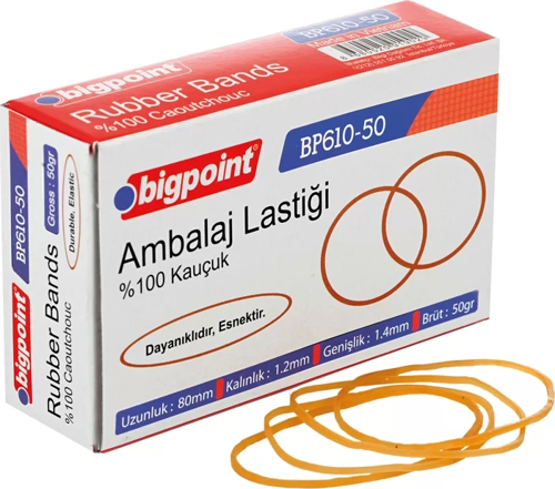 Ambalaj Lastiği 50 Gram %100 Kauçuk