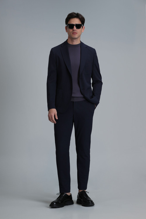 Hunter Smart Erkek Chino Pantolon Slim Fit Lacivert