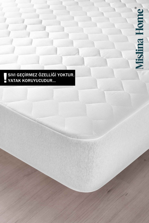 Kapitone Eko Çift Kişilik Yatak Koruyucu Fitted 200X200.