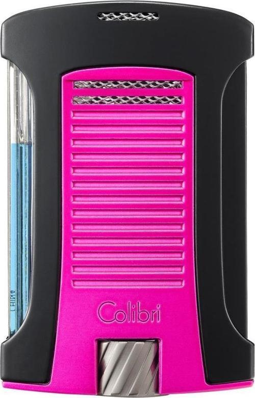 Daytona Tek Torch Metalik Pembe-Siyah Puro Çakmağı