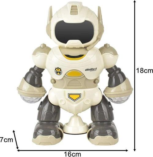 Rotating Müzikli Işıklı Ve Hareketli Dönen Akıllı Robot