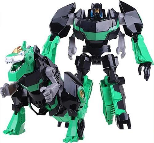 T-warrior Metal Gövdeli Dinazora Dönüşebilen Robot YEŞİL