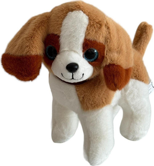 Havlayan Sevimli Peluş Köpek 20 Cm Ayakta Sesli Köpek Peluş