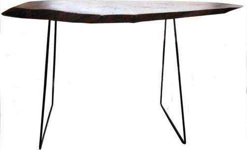 38 cm Siyah Atlas Model Erlenmayer Tarz Dresuar Sehpa Masa Ayağı