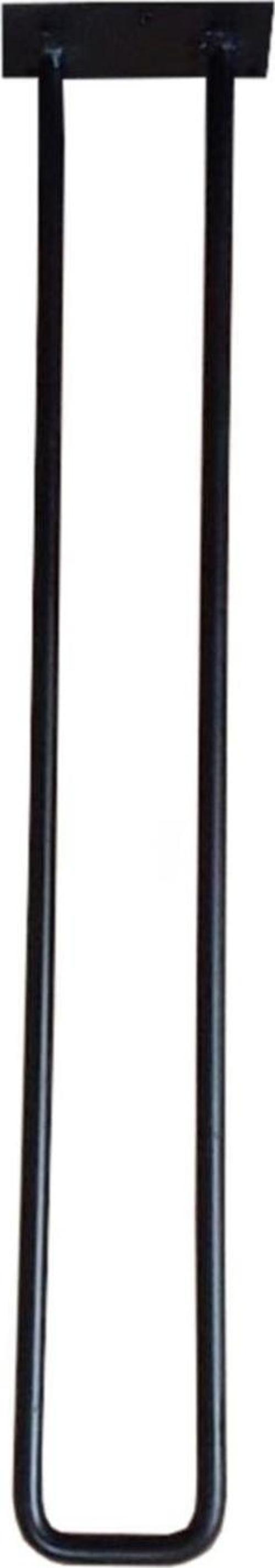 60 cm Beher Model Siyah Dik Tarz Rustik Sehpa Masa Ayak