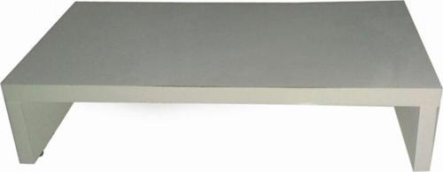 Ergonomik Parlak Beyaz Mdf Ekran Yükseltici Ekran Altı 12 cm 4525