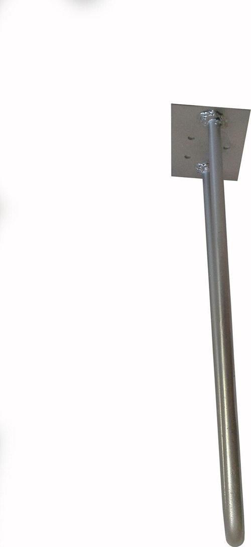 Gümüş Yaldız Rustik Tarz V Model Has Demir Firkete Masa Sehpa Ayağı 60 cm