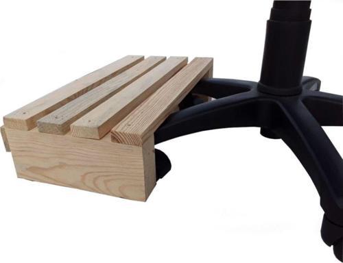 8 cm Yükseklik Düz Model Masa Altı Ayak Desteği Koltuğa Model