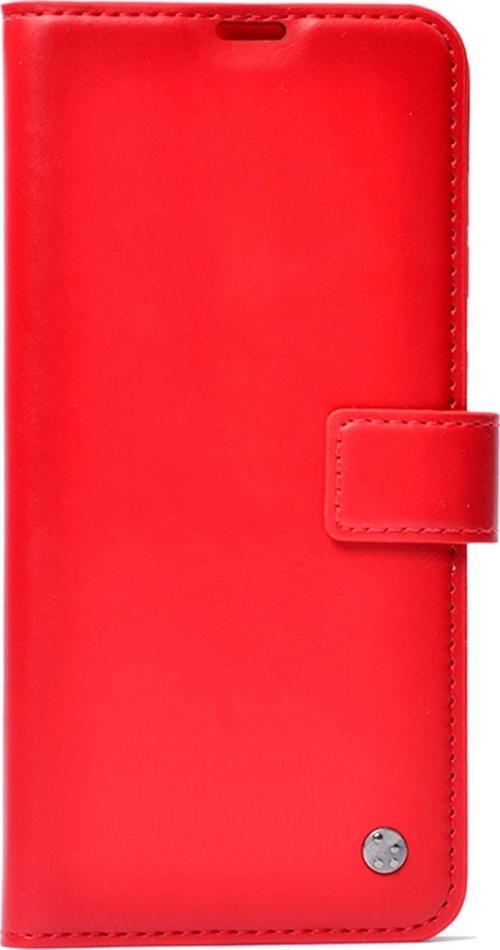 Xiaomi Redmi Note 8 Pro Deri Deluxe Kapaklı Cüzdanlı Kılıf - Kırmızı