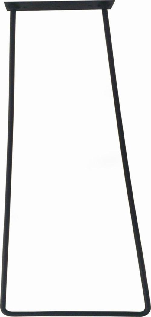Geniş Tabanlı Siyah Sehpa Ayağı 70 cm