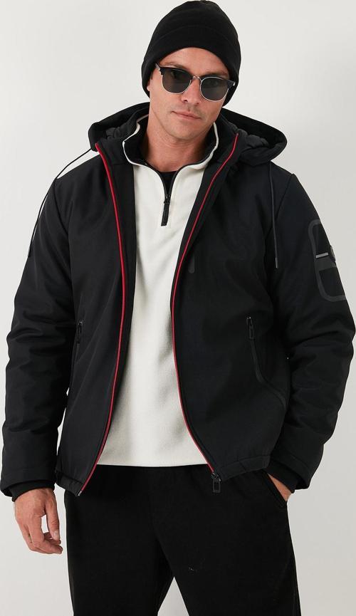 Regular Fit Çıkarılabilir Kapüşonlu Cepli Erkek Mont 497ALBERT SİYAH