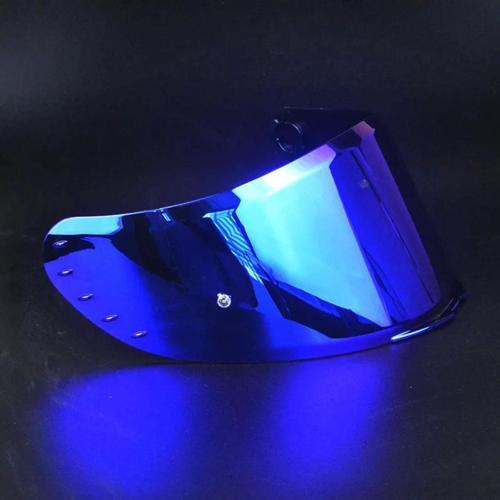 Mt-V-14 Kask Camı - Vizör Iridum Mavi Targo - Targo Pro - Revenge 2 Uyumlu