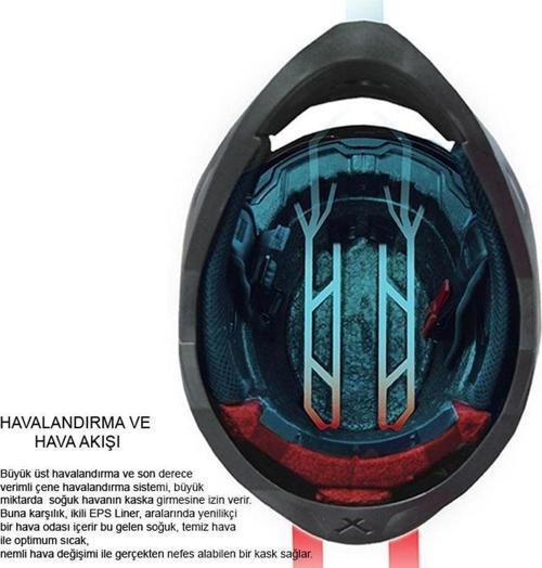 SX.100 Enigma Full Face Motosiklet Kaskı