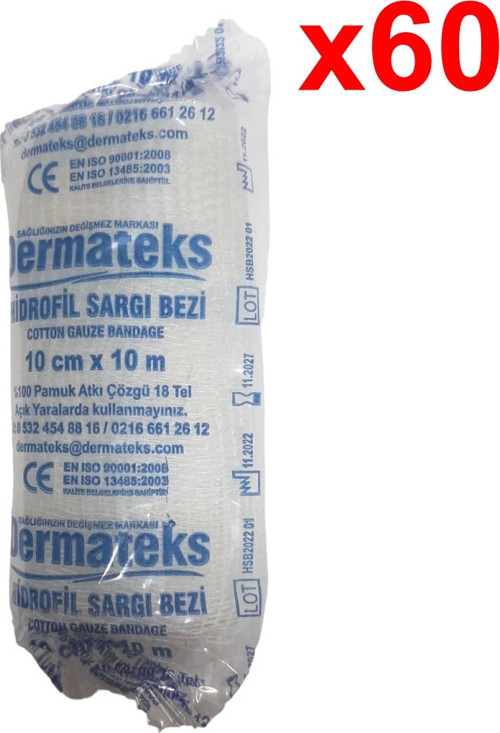 Hidrofil Sargı Bezi 10 cm x 10m - 60 Adet - 1 Paket