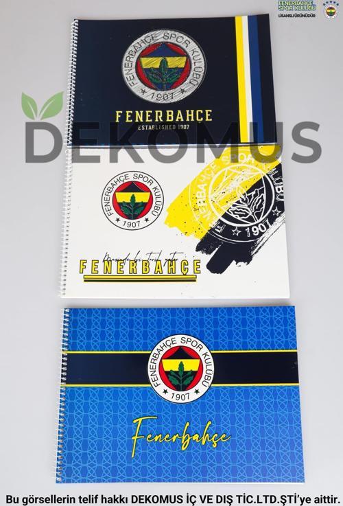 YENİ SEZON LİSANSLI FENERBAHÇE RESİM DEFTERİ 17*24 CM 15 YAPRAK