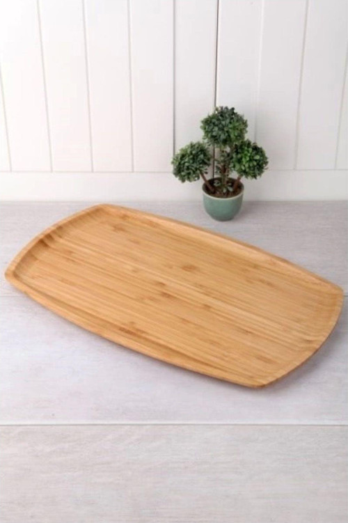 Kyk3622 Bambu Sunum Tabağı 36X22 Cm