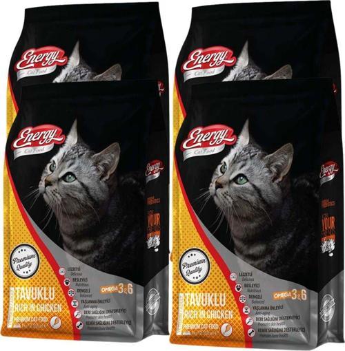 Tavuklu Yetişkin Kedi Maması 1 Kg - 4 Adet