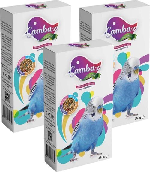 Cambaz Muhabbet Kuşu Yemi 250 G - 3 Adet
