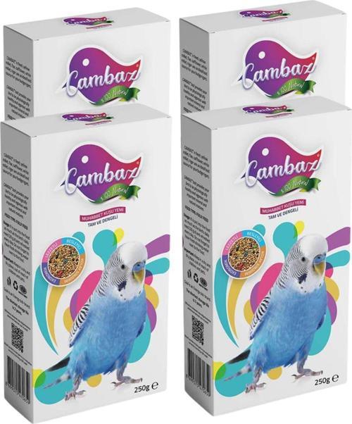 Cambaz Muhabbet Kuşu Yemi 250 G - 4 Adet