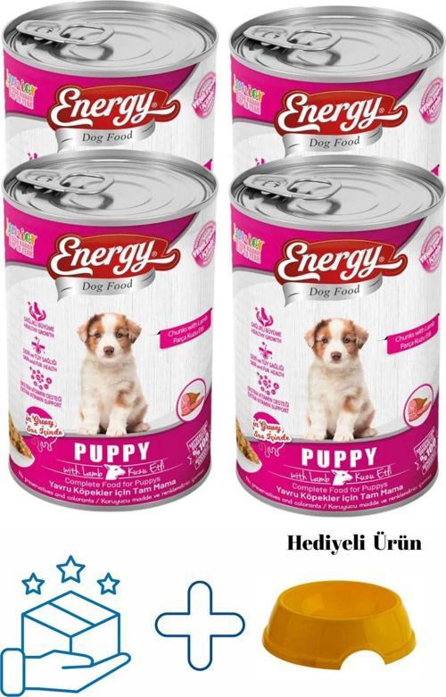 Kuzu Etli Yavru Yaş Konserve Köpek Maması 400 G - 4 Adet