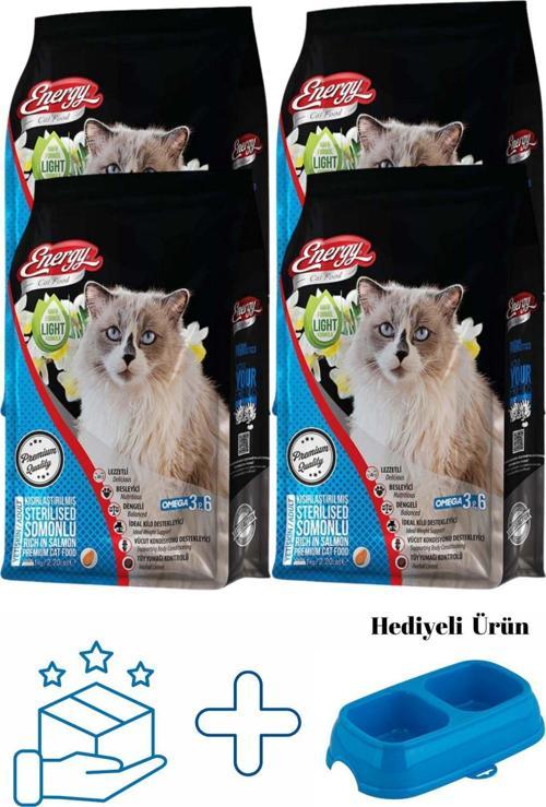 Somonlu Kısırlaştırılmış Kedi Maması 1 Kg - 4 Adet