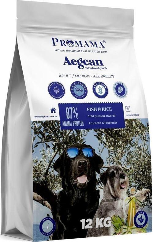 Aegean Adult Balıklı Gag Eklem Destekli Yetişkin Köpek Maması 12 Kg