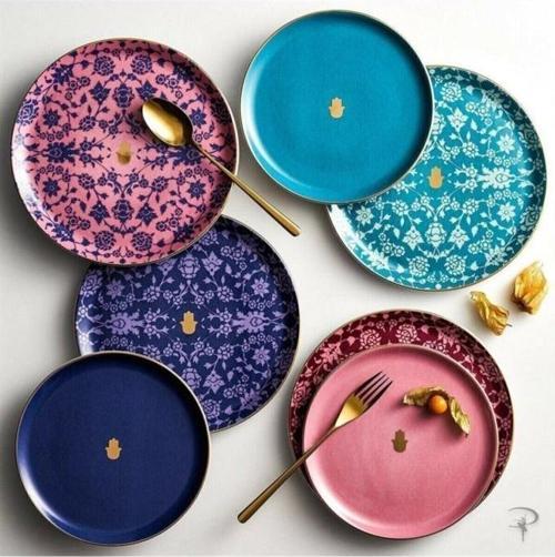 Glamorous Düz Tabak Seti 20 cm 4'lü
