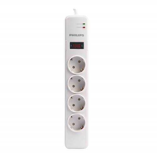 4'lü 2 Metre Kablolu 1050 Joule Anahtarlı Akım Korumalı Priz SPS1040B/51