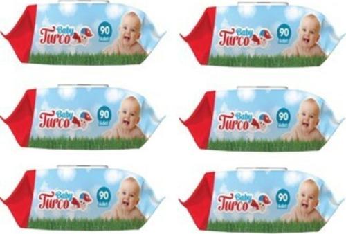 Beyaz 90 Yaprak Islak Mendil 6X90'Lı