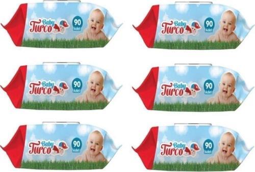 Islak Havlu Mendil Klasik 90 Yaprak 6 Paket Plastik Kapaklı