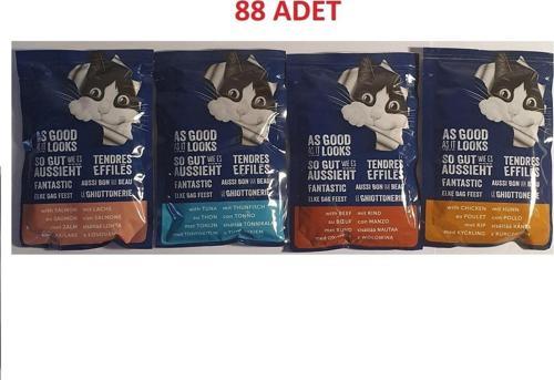 88 Adet Karışık Mama 4 Çeşit